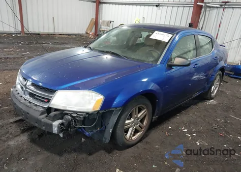 2013 Dodge Avenger Se V6 из США, поврежденный, VIN 1C3CDZAG2DN582150